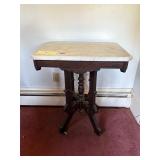 Marbled Top Parlour Table