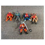 5 1980s Masters of The Universe Action Figures
