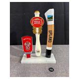 3 Beer Taps on Marble Base