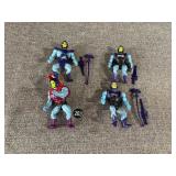 4 1980s Masters of The Universe Action Figures