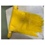 Yellow Plastic Flag Banners