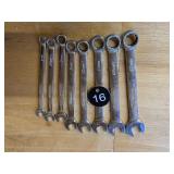 Snap-on Metric Combination Wrench Set of 8