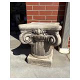 2 18.5" Concrete Pillars Plant Stands