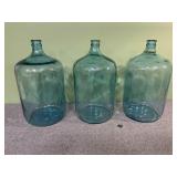 3 5-gal Carboy Water/Wine Jugs