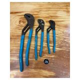 Channellock Tongue & Groove Pliers, Set of 3