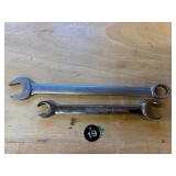 2 Snap-on Combination Wrenches 7/8 & 3/4