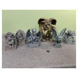 Collection of Gargoyle Statues