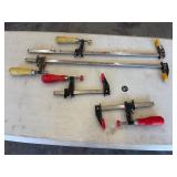 Assortment of F-Clamps