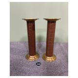 Pair of Decorative Candle Holders