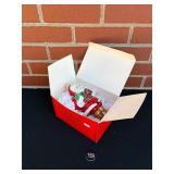 2 Coca-Cola Glass Ornaments
