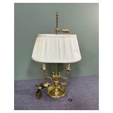 Vintage Baldwin Brass Bouillotte Table Lamp