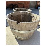 2 Wooden Planters