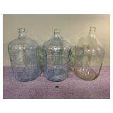 3 5-Gal Carboy Water / Wine Jugs