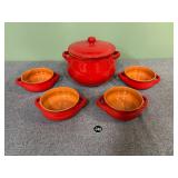 Chefs Terracotta Cookware, Set of 5
