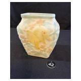 Vintage Phoenix Art Glass Tri-Color Bird Vase