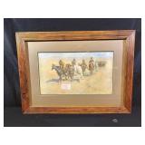 Pony Track in The Buffalo Trail, Remington