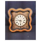 Antique French Herbert Mother of Pearl Wall Clock