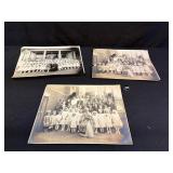 3 Black & White Early 20th C Church Photos