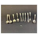 Collection of Antique Mother of Pearl Flatware