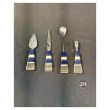 Set of 4 Vintage Bakelite Barware Utensils