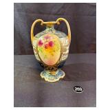 Hand Painted Nippon Porcelain Vase