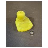 Deco Glass Ashtray w Electric Lighter