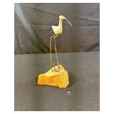 Curtis Jere Mid Century Sand Piper Sculpture