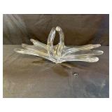 MidCentury Vannes Le Chatel Glass Centerpiece Bowl