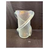 Sally & Arnold Siegal Murano Glass Vase, Signed