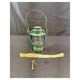 URR 2477 Railroad Lantern & B&O Brass Key
