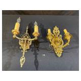 2 Antique Wall Sconces