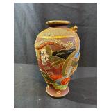 Japanese Royal Satsuma Moriage Vase