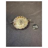 Art Nouveau Tray with Scrolling Bird Handles