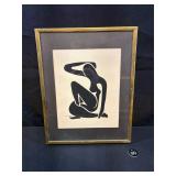 Henri Matisse "Blue Nude II", Abstract Art