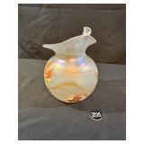 Poschinger Bavarian Art Glass Abstract Vase