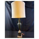 19th C French Gilt Bronze Table Lamp