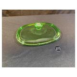 Green Pyrex Lid 12 DC 1 1/2C A