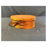 Antique Silk Lined Dovetailed Basket