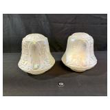 2 Deco Iridescent Lamp Shades
