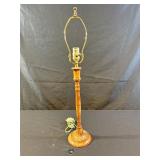 Jamie Young Co. Brass Faux Turned Wood Lamp