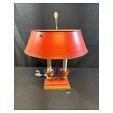 Vintage 2-Light Bouillotte Table Lamp