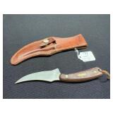 Schrade 152 Old Timer Sharpfinger Knife w Sheath