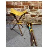 Cal-Twig Authentic Camp Stools, Pair