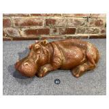 Vintage Realistic Hippo Candle