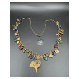 Vintage Glass Works Studio 50+ Charm Necklace