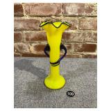 Art Deco Yellow & Blue Tango Vase by Wlez