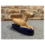 Antique Staffordshire Greyhound Figure