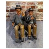 Laurel & Harding Sitting Painted Plaster Figures