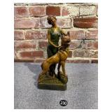 A. Santini Chalkware Sculpture