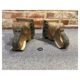 Wood Carved Elephant Wall Hangings